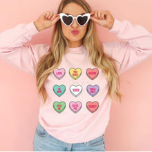 Load image into Gallery viewer, Candy Heart Crewneck