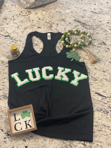 Lucky Chenille Tee/Tank