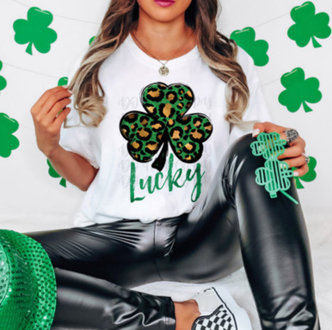 Lucky Leopard  Tee
