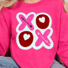 Load image into Gallery viewer, XOXO Chenille/Sequin Crewneck