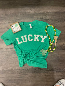 Lucky Chenille Tee/Tank