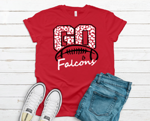 Falcon Football Leopard- Tee