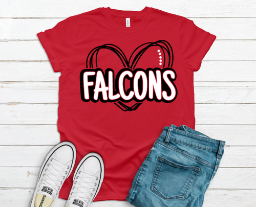 Falcon Heart- Tee