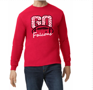 Falcon Football Leopard - Hoodie/ Crew/ Long Sleeve T