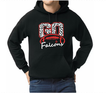 Load image into Gallery viewer, Falcon Football Leopard - Hoodie/ Crew/ Long Sleeve T