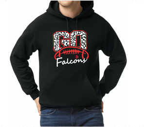 Falcon Football Leopard - Hoodie/ Crew/ Long Sleeve T