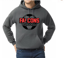 Load image into Gallery viewer, Falcon Soccer- Hoodie/ Crew/ Long Sleeve Tee