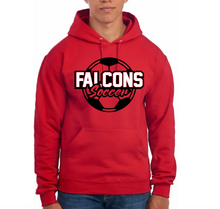 Load image into Gallery viewer, Falcon Soccer- Hoodie/ Crew/ Long Sleeve Tee