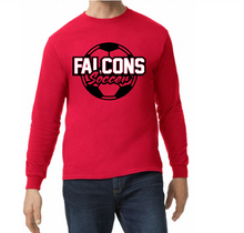 Load image into Gallery viewer, Falcon Soccer- Hoodie/ Crew/ Long Sleeve Tee