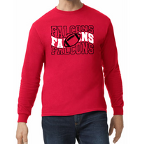 Load image into Gallery viewer, Falcons Football 3 - Hoodie/ Crew/ Long Sleeve T