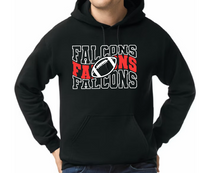 Load image into Gallery viewer, Falcons Football 3 - Hoodie/ Crew/ Long Sleeve T