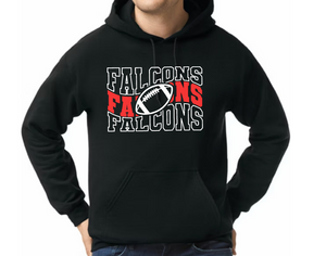 Falcons Football 3 - Hoodie/ Crew/ Long Sleeve T