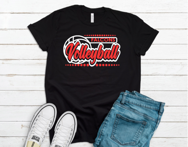 Falcons Volleyball- Tee