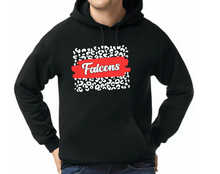 Load image into Gallery viewer, Falcons Leopard- Hoodie/ Crew/ Long Sleeve T