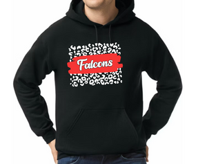 Falcons Leopard- Hoodie/ Crew/ Long Sleeve T