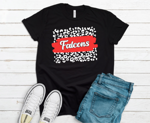 Falcons Leopard- Tee