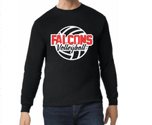 Load image into Gallery viewer, Falcons Volleyball 2 - Hoodie/ Crew/ Long Sleeve T