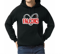 Load image into Gallery viewer, Falcon Heart - Hoodie/ Crew/ Long Sleeve T