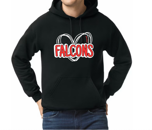 Falcon Heart - Hoodie/ Crew/ Long Sleeve T