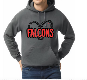 Falcon Heart - Hoodie/ Crew/ Long Sleeve T