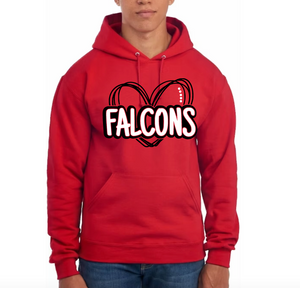 Falcon Heart - Hoodie/ Crew/ Long Sleeve T