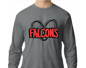 Falcon Heart - Hoodie/ Crew/ Long Sleeve T