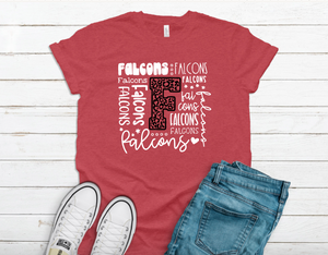 Falcons Font- Tee