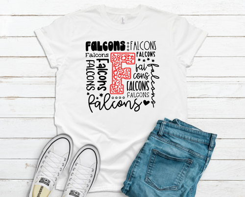 Falcons Font- Tee