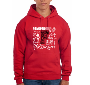 Falcons Font- Hoodie/ Crew/ Long Sleeve T