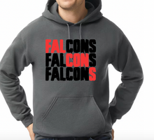 Load image into Gallery viewer, Falcons Block- Hoodie/ Crew/ Long Sleeve T