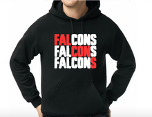 Load image into Gallery viewer, Falcons Block- Hoodie/ Crew/ Long Sleeve T