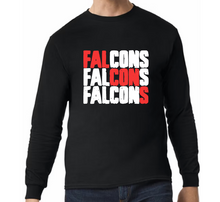 Load image into Gallery viewer, Falcons Block- Hoodie/ Crew/ Long Sleeve T