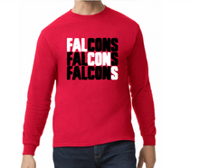 Load image into Gallery viewer, Falcons Block- Hoodie/ Crew/ Long Sleeve T