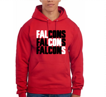 Load image into Gallery viewer, Falcons Block- Hoodie/ Crew/ Long Sleeve T