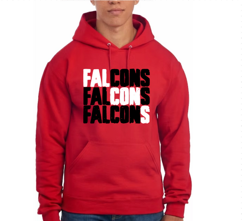 Falcons Block- Hoodie/ Crew/ Long Sleeve T