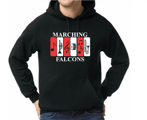 Falcons Marching Band- Hoodie/ Crew/ Long Sleeve T