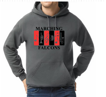 Load image into Gallery viewer, Falcons Marching Band- Hoodie/ Crew/ Long Sleeve T