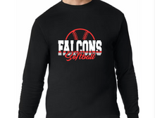 Load image into Gallery viewer, Falcons Softball 2- Hoodie/ Crew/ Long Sleeve T