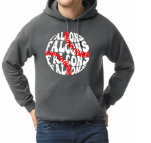 Load image into Gallery viewer, Falcon Baseball 3- Hoodie/ Crew/ Long Sleeve T