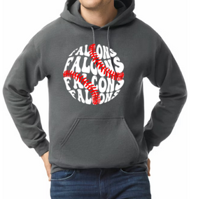 Falcon Baseball 3- Hoodie/ Crew/ Long Sleeve T