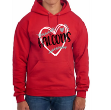 Load image into Gallery viewer, Falcon Baseball/softball 2 - Hoodie/ Crew/ Long Sleeve T