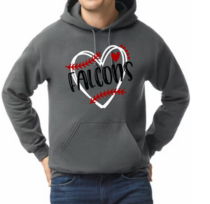 Falcon Baseball/softball 2 - Hoodie/ Crew/ Long Sleeve T