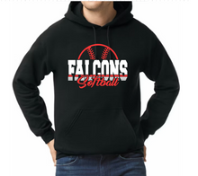 Load image into Gallery viewer, Falcons Softball 2- Hoodie/ Crew/ Long Sleeve T