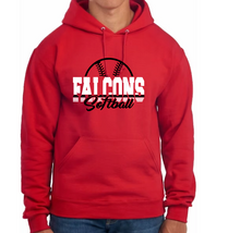 Load image into Gallery viewer, Falcons Softball 2- Hoodie/ Crew/ Long Sleeve T