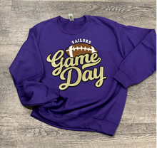 Load image into Gallery viewer, Sailors Gold Game Day Chenille Football Patch Apparel