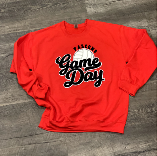 Falcons Game Day Chenille Volleyball Patch Apparel