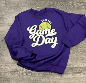 Sailors Game Day Chenille Softball Patch Apparel