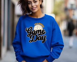 Edison Game Day Chenille Volleyball Patch Apparel