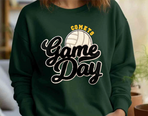 Comets Volleyball Chenille Patch Apparel