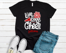 Load image into Gallery viewer, Live Love Cheer Falcons- Tee